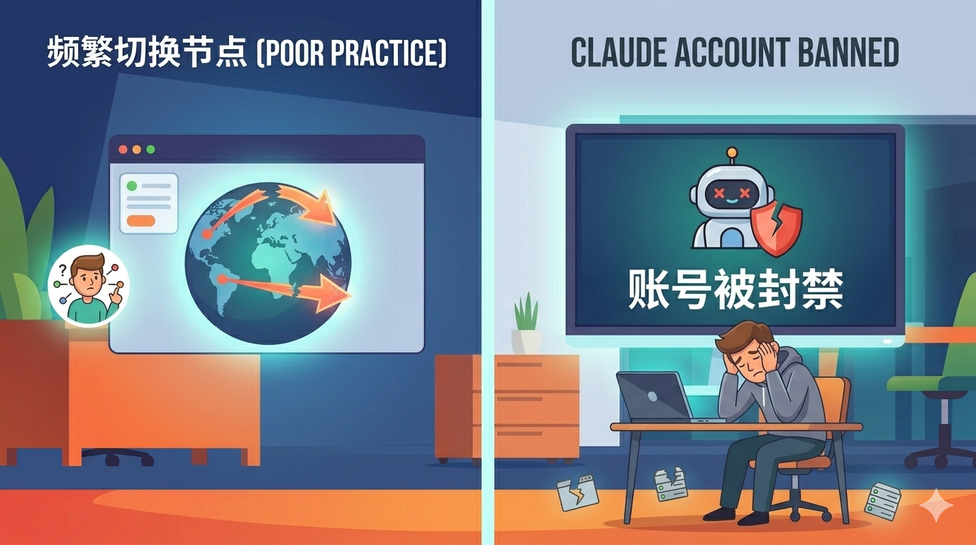 用了 VPN 就会被 Claude 封号？这锅我们不背！真正的雷区在这里